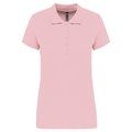 Polo piqué de manga corta de mujer Pale Pink S