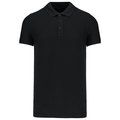 Polo piqué orgánico hombre Black XXL