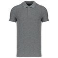 Polo piqué orgánico hombre Gris L