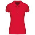 Polo piqué orgánico mujer ajustado Red L