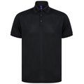 Polo de Poliéster reciclado para hombre Black 4XL