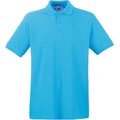 Polo Premium 100% algodón piqué Azul L