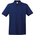 Polo Premium 100% algodón piqué Azul XXL