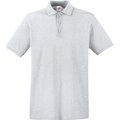 Polo Premium 100% algodón piqué Gris XL