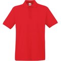 Polo Premium 100% algodón piqué Rojo S