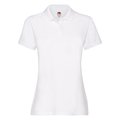 Polo premium mujer algodón Blanco S