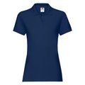 Polo premium mujer algodón Deep Navy M