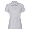 Polo premium mujer algodón Heather Grey XXL