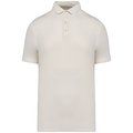 Polo de punto gofrado hombre Beige / Blanco S