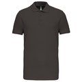 Polo de punto piqué manga corta DARK GREY M