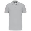 Polo de punto piqué manga corta Gris XL