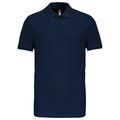 Polo de punto piqué manga corta Navy S