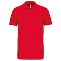 Polo de punto piqué manga corta Red XL