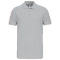 Polo de punto piqué manga corta Snow Grey XL