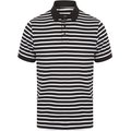 Polo a rayas 100% algodón Navy / White L