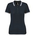 Polo a rayas mujer manga corta Navy / White XL