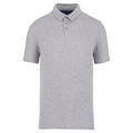 Polo reciclado ajustado hombre Gris XL