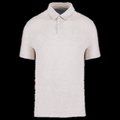 Polo reciclado ajustado hombre Recycled Cream Heather 4XL