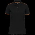 Polo ropa profesional mujer Black / Orange L