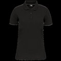 Polo ropa profesional mujer Black / Silver M