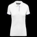 Polo ropa profesional mujer White / Navy S