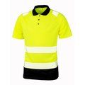 Polo de seguridad reciclado Yellow / Black XXL/3XL