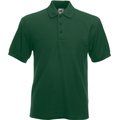 Polo tapeta con tres botones Bottle Green S