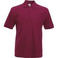 Polo tapeta con tres botones Burgundy L