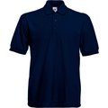 Polo tapeta con tres botones Deep Navy S