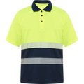 Polo técnico de alta visibilidad MARINO/AMARILLO FLUOR S