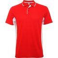 Polo técnico para deporte ROJO/BLANCO 3XL