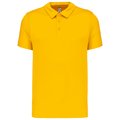 Polo transpirable hombre manga corta Amarillo S