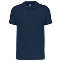 Polo transpirable hombre manga corta Azul 3XL