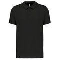 Polo transpirable hombre manga corta Black XS