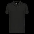 Polo transpirable hombre manga corta Black XXL