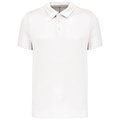 Polo transpirable hombre manga corta Blanco L