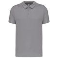 Polo transpirable hombre manga corta Fine Grey L