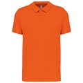 Polo transpirable hombre manga corta Naranja 3XL