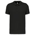 Polo transpirable hombre manga corta Negro L