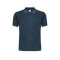 Polo Unisex de Algodón Peinado con Efecto Mar XL