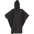 Poncho con capucha para la lluvia Black Regular