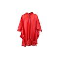 Poncho plegable impermeable para niños Red