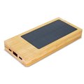 Power Bank Solar de Bambú 8000mAh