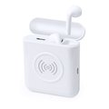 Powerbank con Auriculares Blanco