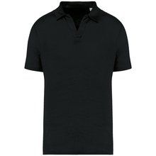 Polo 100% lino hombre Black S