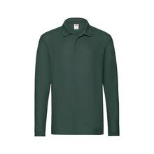 Polo Adulto Manga Larga 180g/m2 Verde Oscuro XXL