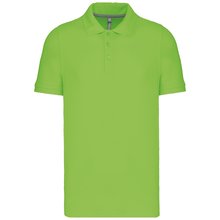 Polo de algodón manga corta para hombre Verde 4XL