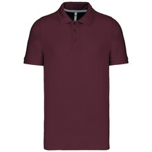 Polo de algodón manga corta para hombre Violeta L