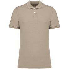 Polo algodón orgánico para hombre Beige XXL