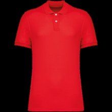 Polo algodón orgánico para hombre Rojo L